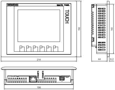 !!!!!!SIEMENS+精简系列面板(6AV6 647)+安装方式4